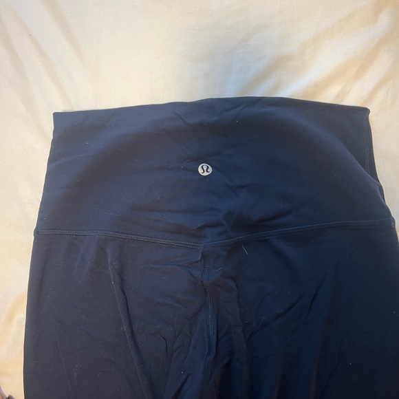 Navy Lululemon Align Leggings - Picture 1 of 3